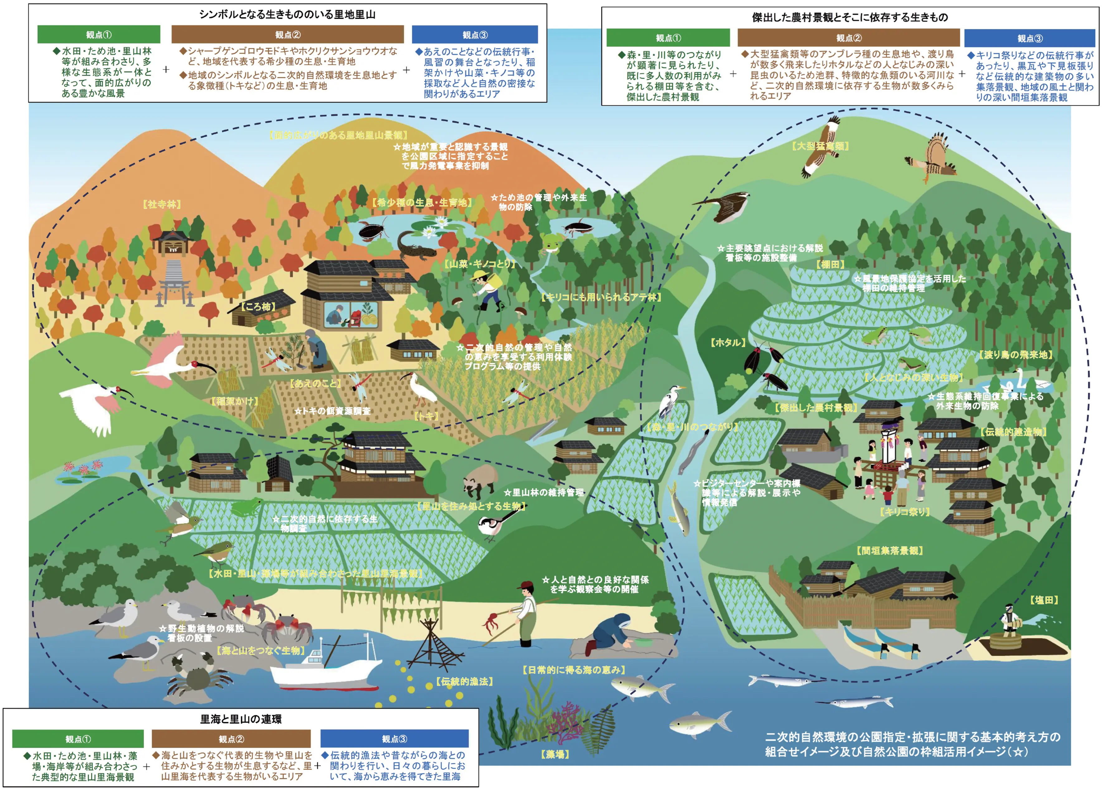 二次的自然の保全・利用における自然公園制度の活用可能性