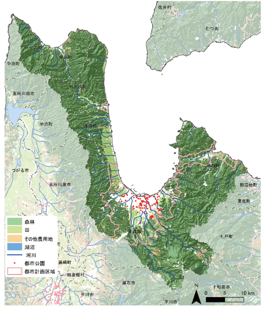 青森県広域緑地計画
