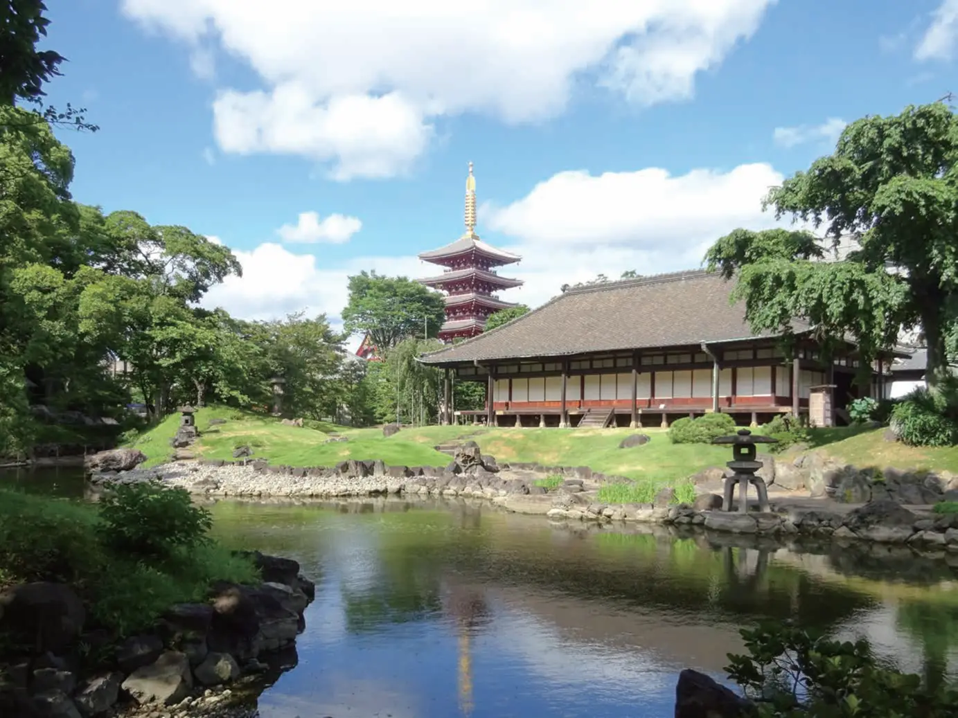 浅草寺 国指定名勝伝法院庭園の修復